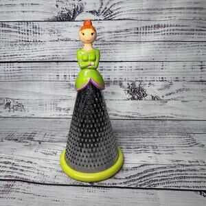 Pylones Retro Red Head Lady Doll Ma Dame Large Cheese Grater